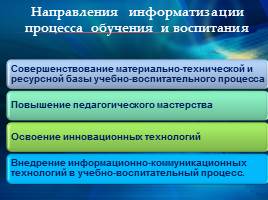 Управление школой с применением инфокоммуникационных технологий, слайд 11