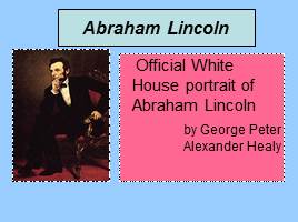 Abraham Lincoln, слайд 13