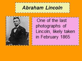 Abraham Lincoln, слайд 8