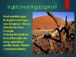 Global Warming - Глобальное потепление, слайд 4
