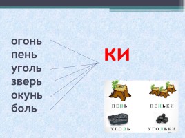Русский язык 1 класс «Знакомство с разделительной функцией мягкого знака», слайд 4
