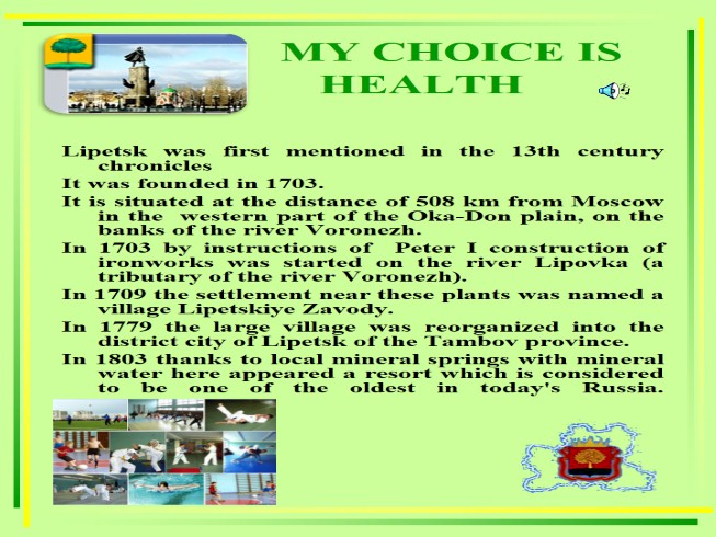 My Choice Is Health