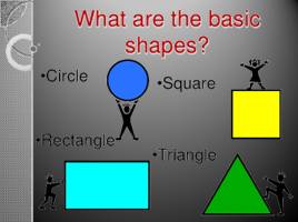 Введение определения «квадрат» как прямоугольника с равными сторонами (Geometrical shapes - Introduction of definition of square), слайд 5