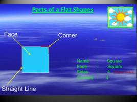 Введение определения «квадрат» как прямоугольника с равными сторонами (Geometrical shapes - Introduction of definition of square), слайд 7