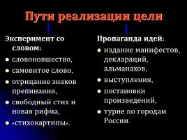 Русский футуризм 11 класс, слайд 16
