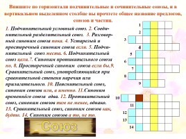 Кроссворды по русскому языку «Морфология», слайд 46