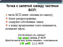 Бессоюзное сложное предложение - Смысловые отношения между простыми предложениями в составе БСП, слайд 7