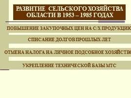 Экономика Саратовской области в послевоенные десятилетия, слайд 25