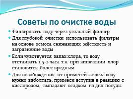 Вода – основа жизни, слайд 13