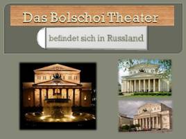 Das Bolschoi Theater (Театры мира), слайд 1