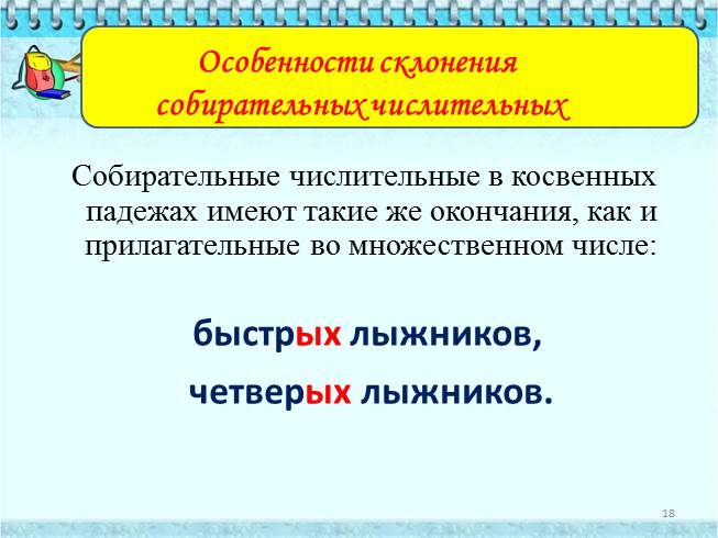 Презентация - Собирательные числительные 6 класс
