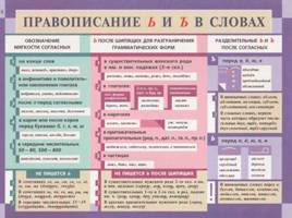 Таблицы Львовой по русскому языку, слайд 16