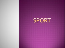 Sport 4th form, слайд 1