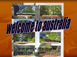 Уроки английского языка по теме «Австралия - All about Australia», слайд 2