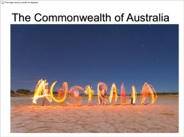 The Commonwealth of Australia, слайд 1