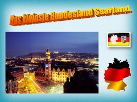 О Федеральной Земле Германии - Саарланд (на немецком языке), слайд 1