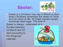 Easter - Пасха в Великобритании (на английском языке), слайд 2