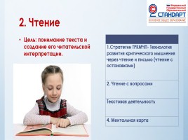 Технология смыслового чтения на уроках русского языка и литературы, слайд 13