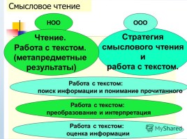 Технология смыслового чтения на уроках русского языка и литературы, слайд 4