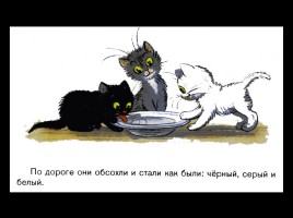 Диафильм «Три котенка», слайд 17