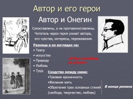 Образ автора в романе Евгений Онегин, слайд 8