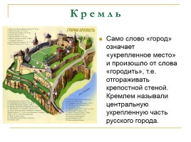 Урок ИЗО в 4 классе «Древнерусский город - крепость», слайд 4