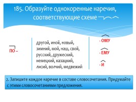 Дефис между частями слова в наречиях, слайд 5