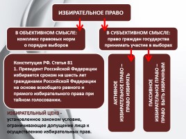 Обществознание 11 класс «Избирательная кампания в РФ», слайд 6