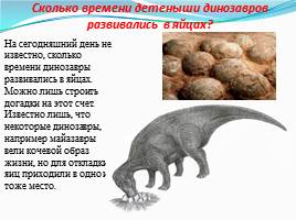 Динозавры - животные прошлого, слайд 27