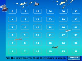Игра на уроке английского языка «Sunken Treasure», слайд 6