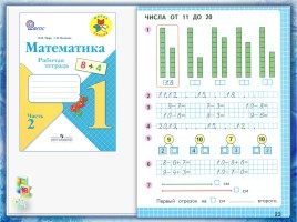 Математика 1 класс «Образование чисел второго десятка», слайд 6