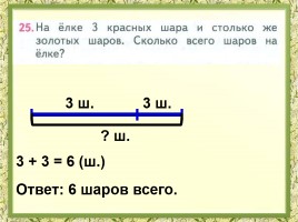 Математика 1 класс «Решение задач», слайд 15