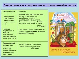 Готовимся к ЕГЭ по русскому языку «Средства связи предложений в тексте» Часть 1, слайд 9