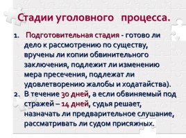 Процессуальное право: уголовный процесс, слайд 23