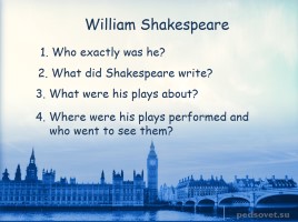 William Shakespeare, слайд 6
