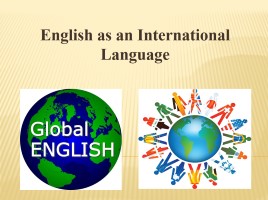 English as an International Language, слайд 1