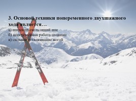 Тест по лыжной подготовке (для 5-7 классов), слайд 4