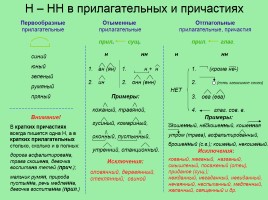 Русский язык в схемах, таблицах и алгоритмах (интерактивные таблицы по русскому языку), слайд 6