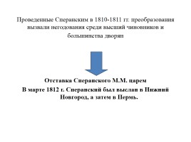 Реформаторская деятельность М.М. Сперанского, слайд 12