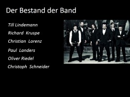Rammstein (на немецком языке), слайд 4