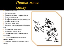 Волейбол (обучение технике волейбола), слайд 10