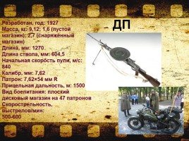 Стрелковое оружие советской и немецкой армии времен Великой Отечественной войны, слайд 28