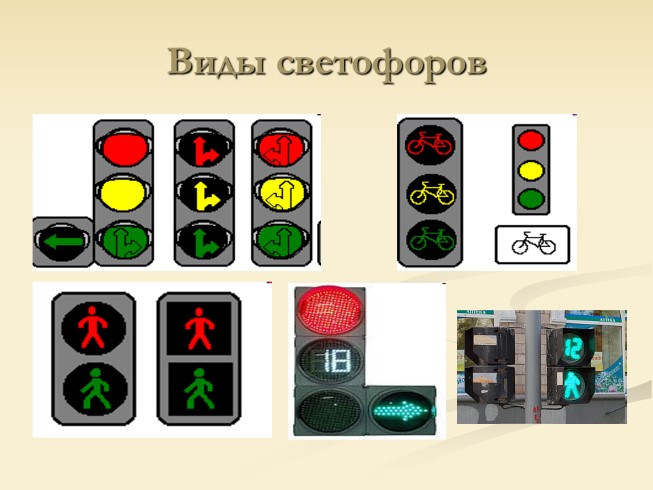 Презентация - Сигналы светофора и регулировщика