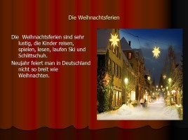Урок немецкого языка «Weihnachten» (рекомендуется использовать на уроке во 2-й четверти, перед Рождеством), слайд 11
