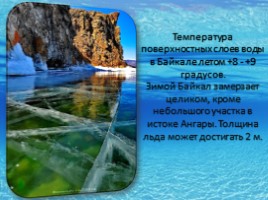 Окружающий мир 3 класс «Озеро Байкал», слайд 9