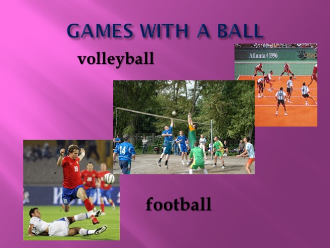 Презентация - Виды спорта (на английском языке)