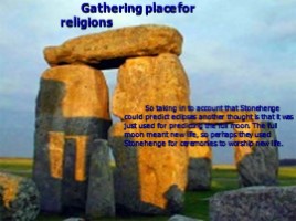 История возникновения Стоунхенджа - Stonehenge (на английском языке), слайд 5
