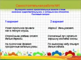 Урок русского языка в 3 классе «Имя прилагательное», слайд 5