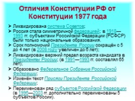 Основы конституционного строя РФ, слайд 21