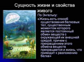 Сущность жизни и свойства живого - Уровни организации живой материи, слайд 6
